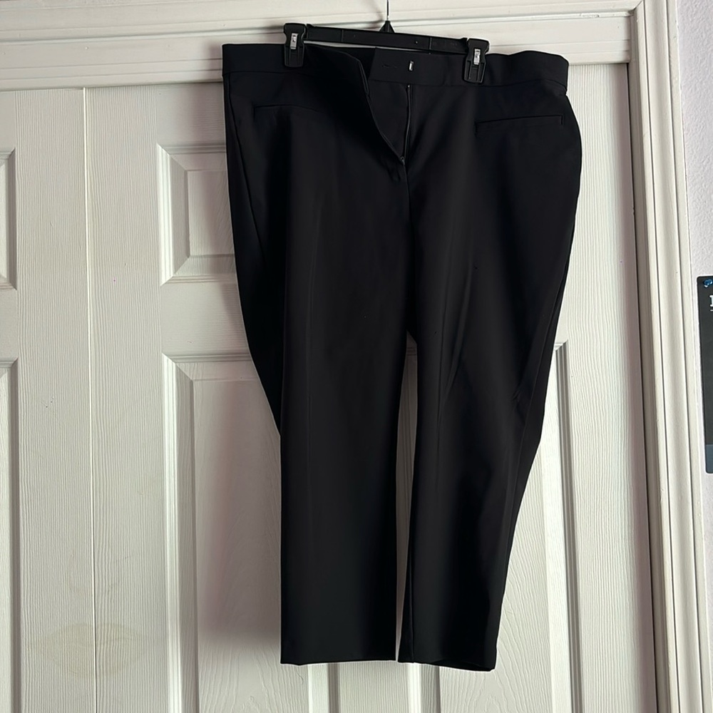 Calvin Klein Black Work Trousers Business Pants Size 16W